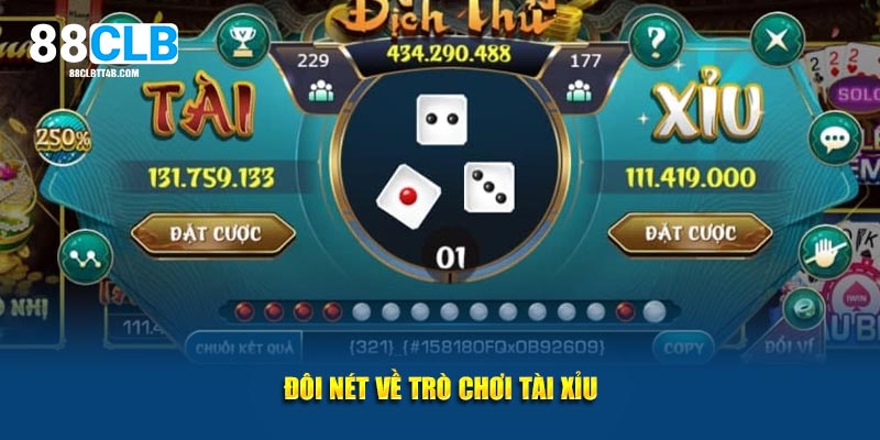 vài nét về loại game tài xỉu
